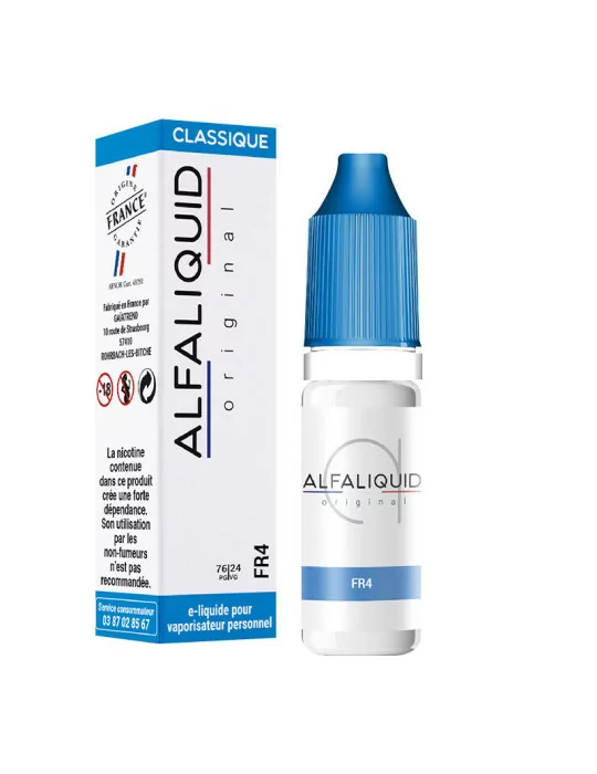 Composition d'un e-liquide pour cigarette électronique - Alfaliquid