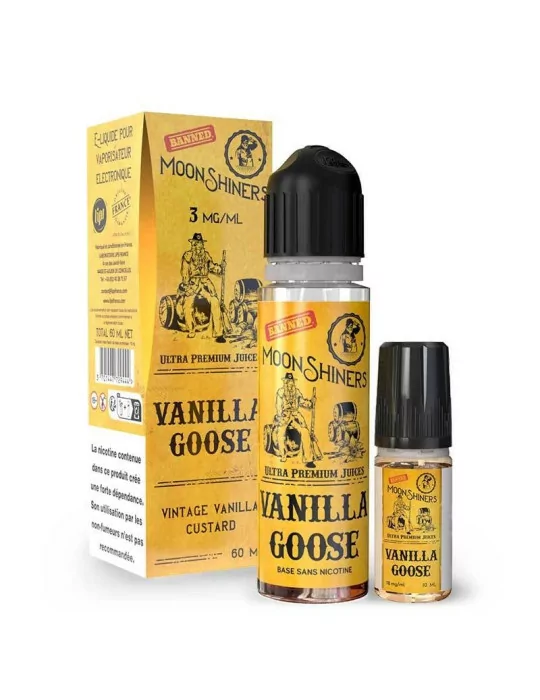 E-liquide Vanilla Goose Moonshiners 60ml 3 mg