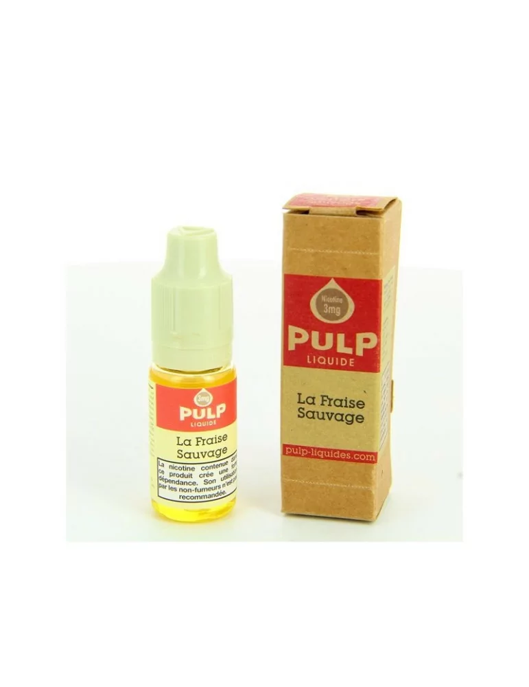 E liquide la fraise sauvage Pulp Goût fraise big hit fr