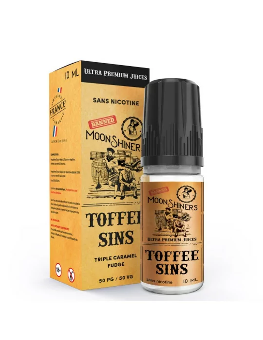 E-liquide Toffee Sins Moonshiners 10 ml