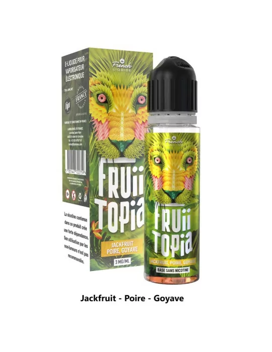 E-liquide fruité JACKFRUIT FRUIITOPIA 60 ml poire et goyave