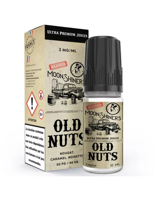 E-liquide Old Nuts Moonshiners 3 mg 10 ml