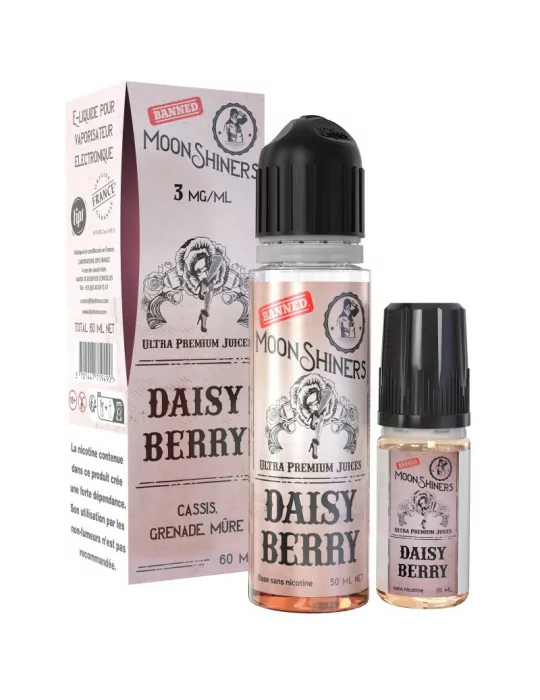 E-liquide Daisy Berry Moonshiners 3mg 60ml