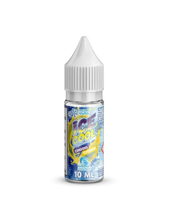 E-liquide cassis citron Ice Cool 10 ml 6 mg