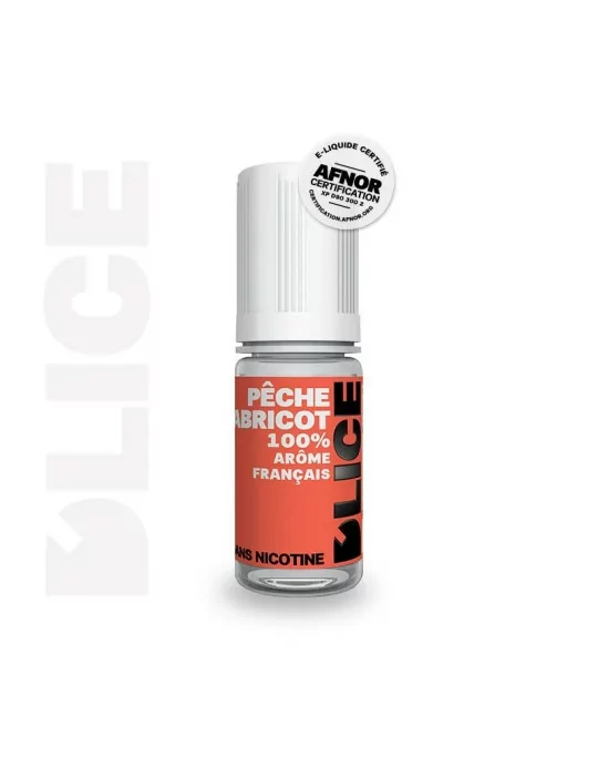 E-liquide pêche abricot D'LICE