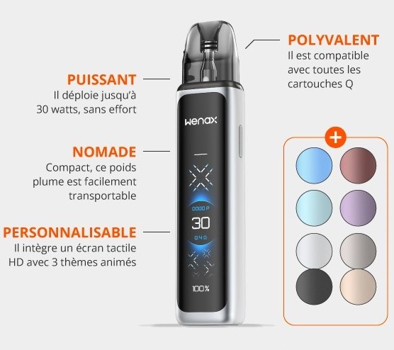 kit wenax q de geekvape - personnalisation